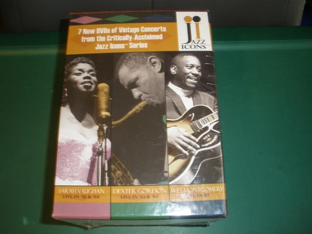 JAZZ ICONS JAZZ Icons Series 2 DVD Box Set 8-Disc John Coltrane