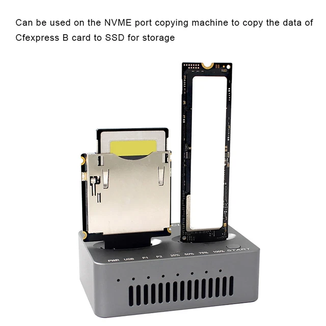 CFEXPRESS CARD COMPATIBILITY Adapter to Ssd Transfer Typeb Ngff M.2