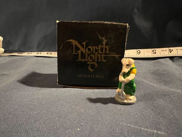 New Jack Russell Terrier North Light Mini- Figurine - Anthropomorphic