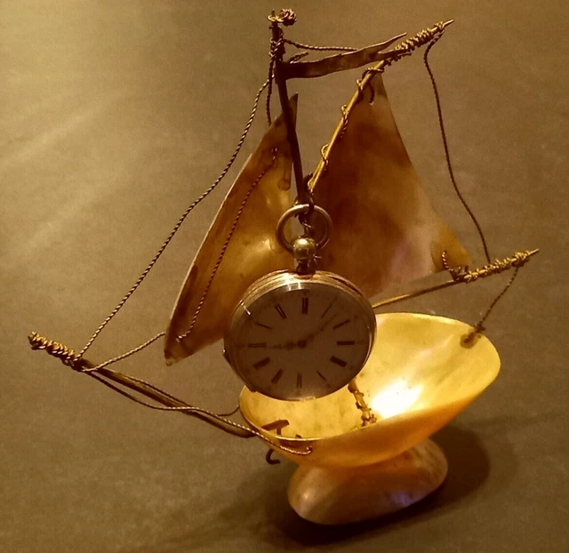 Porte-montre En Laiton Pour Montre Gousset (de Poche) Femme - Occasion - Pas D'accident