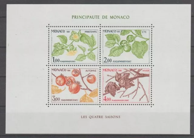 v177 Monaco/ Früchte  MiNr Block 18  **