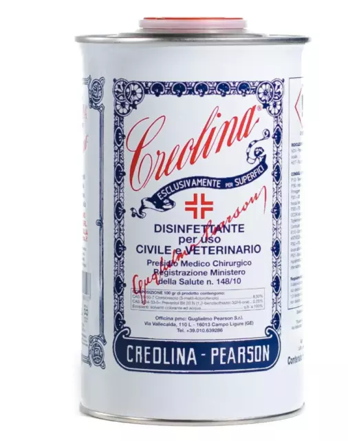 Creolina Pearson disinfettante per stalle cavalli mucche galline conigli da 1 Lt