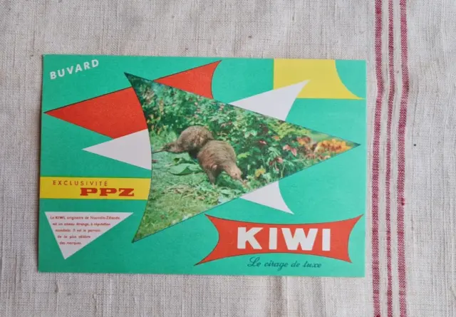 Ancien Buvard Publicitaire Kiwi