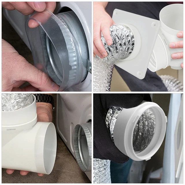 Asciugatrice Hotpoint Tdl52n Sfiato Tubo E Adattatore 2m - Foto 4