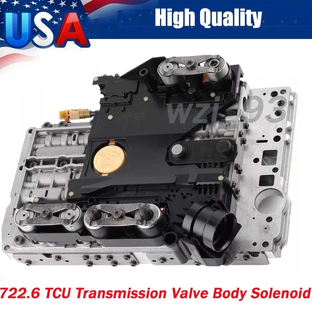 722.6 Transmission Valve Body With Solenoids & Conductor Plate For Mercedes-Benz C/E/S/ML Class