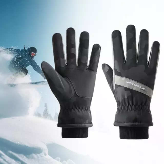 Gants d'hiver Gants de neige Mitaines à écran tactile Gants de vélo de