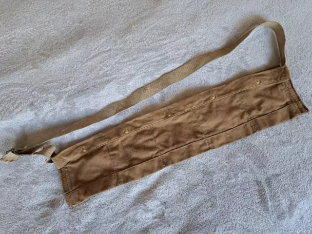 Original British Army Canvas .303 Bandolier, 1975