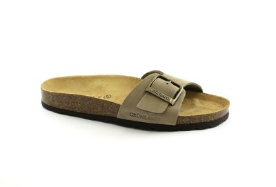 Grunland Ciabatte Donna Estive GRUNLAND con Fibbia Doppia Sughero Birk Comode da Casa 39 