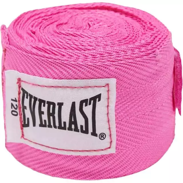 NEW Everlast 120" Pink Hand Wraps