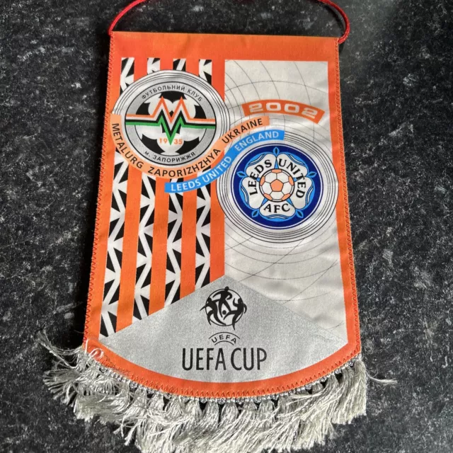 Leeds United UEFA cup Pennant Metalurg