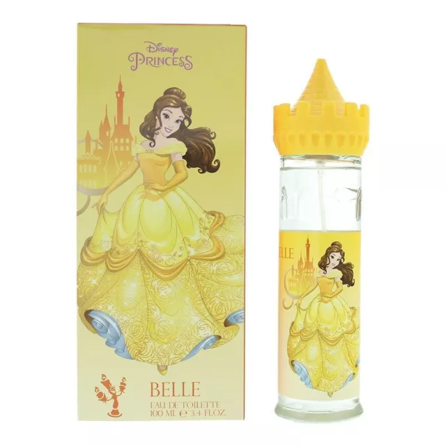 2x Disney Princess Belle Eau de Toilette 100ml Spray - 100% Authentic Guaranteed