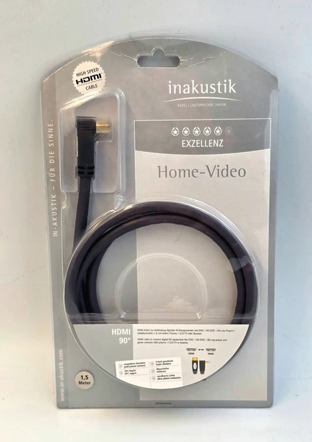 Goobay 93575 Cavo USB 2.0 Hi-Speed 90°, trasparente, 0,5 m