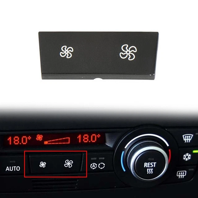Parts AC Button Control Panel Fan For BMW 08-15 X1 E84 For BMW 1 3 Series