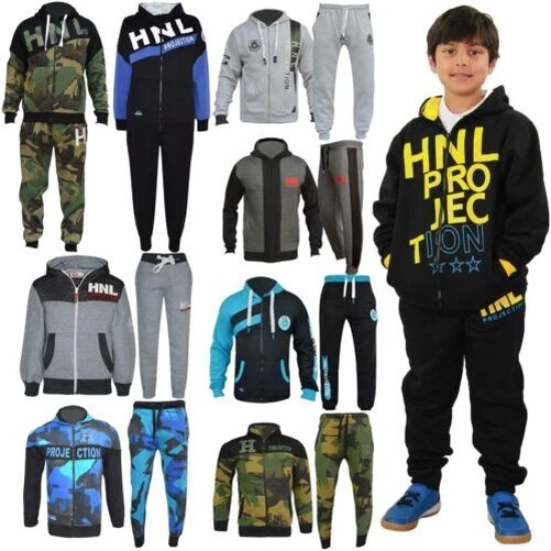 Bambine Ragazzi Tuta Hnl Maglia con Cappuccio Fondo Allenamento Sportswear Corsa