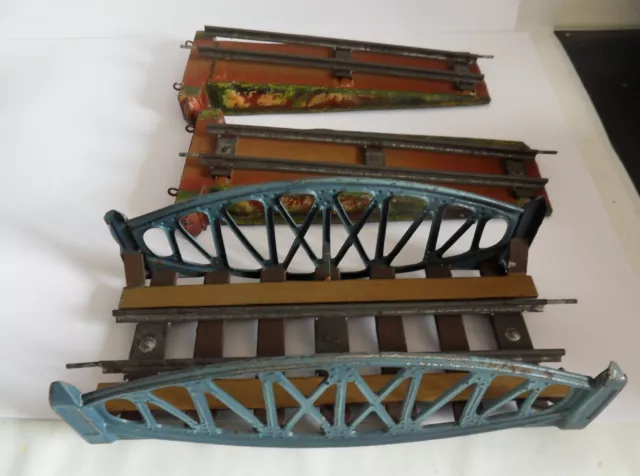 Märklin Spur 0 Bogenbrücke mit Rampen vor 1929