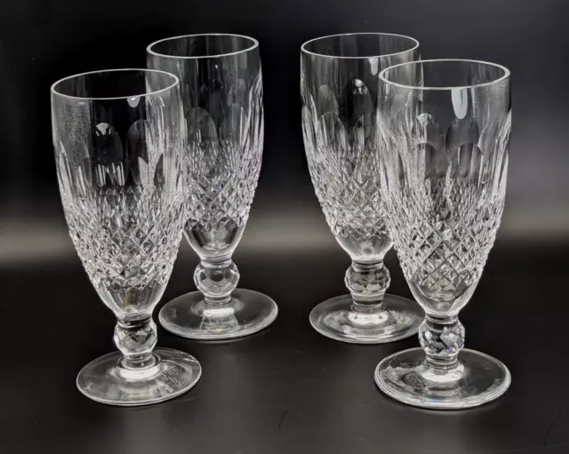 4 x  WATERFORD Crystal COLLEEN Champagne Short Stem Goblets / Glasses 3