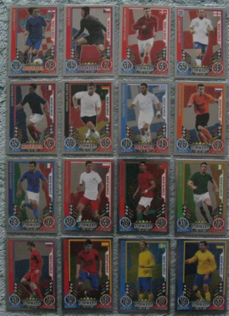 Match Attax TCG Choose One 2012 Star Player Card from List (Euro 2012, England)