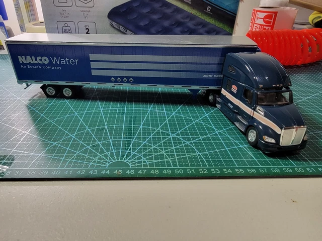 TONKIN REPLICAS 1:53 Kenworth T680 Tractor Trailer Nalco Water