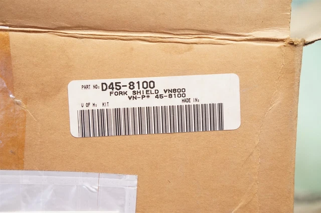 Hard Krome KAWASAKI D45-8100 NOS FORK SHIELD VN800 45-8100 VN-P NEW VULCAN