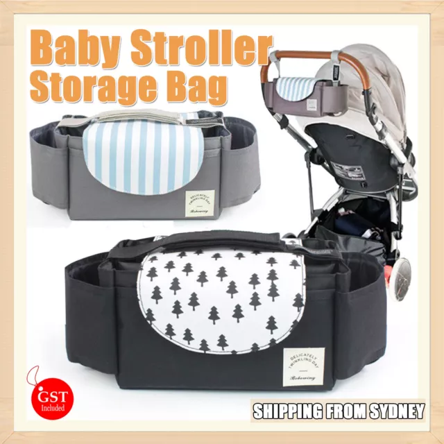 Baby Organiser Bottle Holder Storage Mummy Bag Stroller Pram Pushchair Cup Buggy