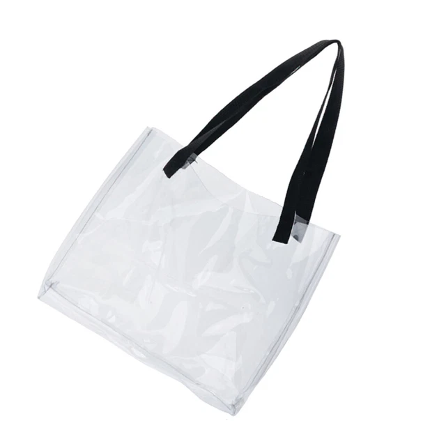 Sac de rangement en PVC imperméable blanc, sac à bandoulière Transparent à la