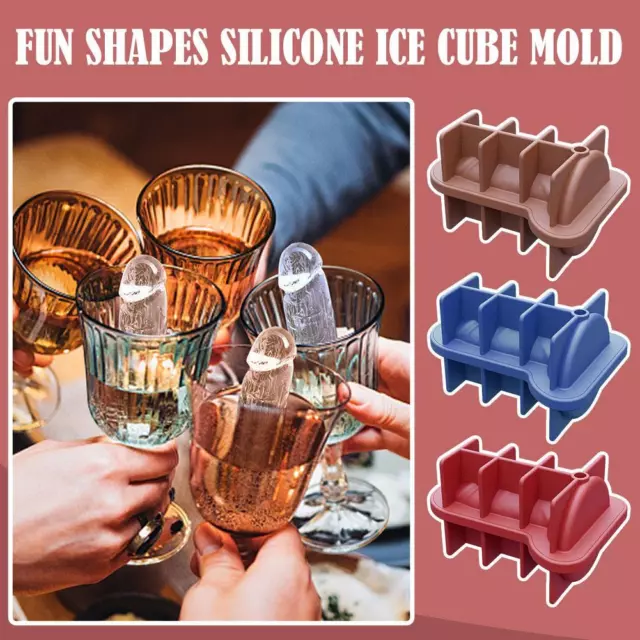 Penis Willy Dick Silicone Ice Tray Chocolate Cake Jelly Mould Hens Night Party S 2