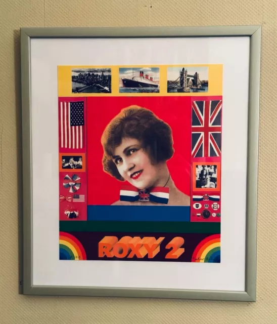 Peter Blake: Roxy 2 - Framed Ltd Ed Signed Screen Print with "One Man Show" Book