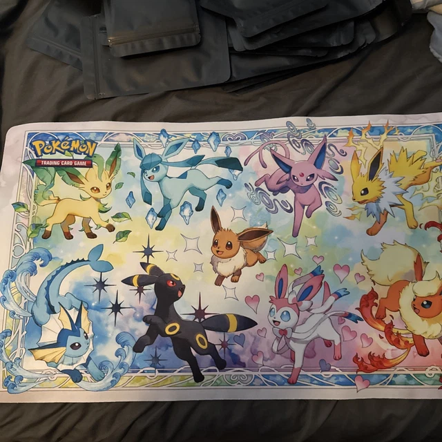 Pokemon Regional Playmat Pokemon TCG Super Prismatic Evolutions Play Mat   SPC Super Premium (No Box, Like New)