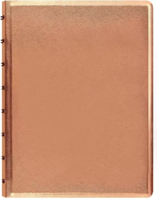 Notizbuch Saffiano Metallic A5 roségold Hochwertiges Tagebuch NEU OVP