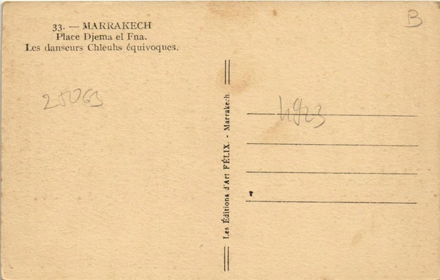 CPA AK MARRAKECH Place Djema el Fna (10539) 2