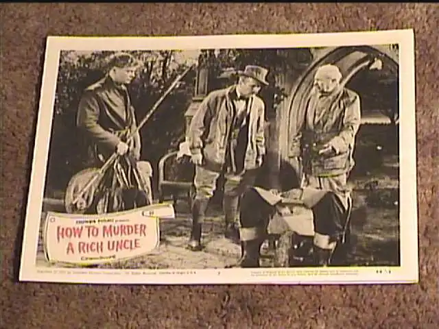 How To Murder A Rich Uncle 1958 Lobby Card #7