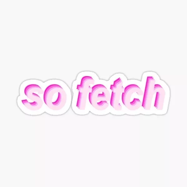 Mean Girls Stickers Cult Movie So Fetch Pink 20/50 Scrapbooking