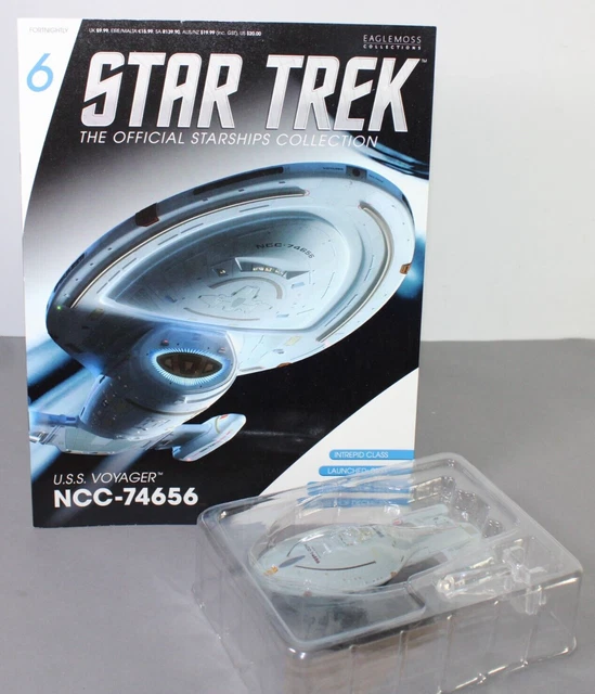 Star Trek Starships Collection – USS Voyager NCC-74656 – N°6 – Maquette Vaisseau Spatial – Collectionneur – Dès 3 Ans