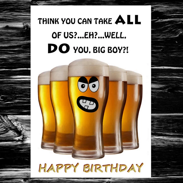 FUNNY BIRTHDAY CARD Rude Adult Humour for Him Men Male - Big Boy £3.49 ...