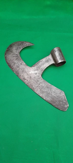 outil ancien hache forgée 19e old tool signée BÔNE n° 26