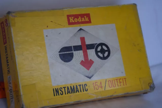 Cámara Instamatic Kodak 154 vintage sin probar tal cual