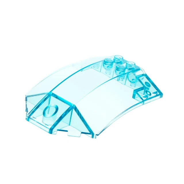 1x LEGO Windshield 8x6x2 Transparent Light Blue Window 40995 41751 x224