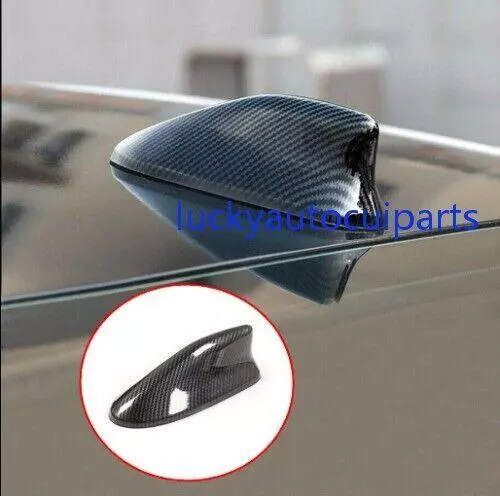 For Mitsubishi Lancer 08-17 Carbon Fiber Roof Shark Fin Antenna Aerial Trim 1X