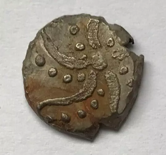 Celtic Durotriges 1st Century BC Starfish type  silver Quarter Stater- L801