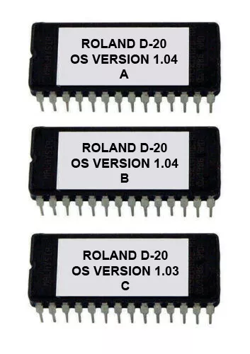Roland D-20 - Version 1.04 Latest Firmware OS Upgrade Update Eprom ROM D20