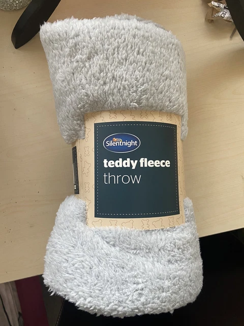SILENT NIGHT TEDDY Throw On Blanket £5.00 - PicClick UK