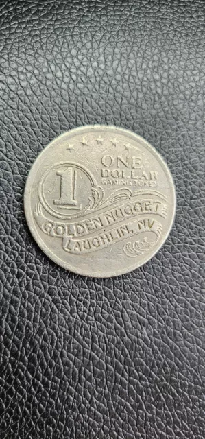 Golden Nugget Hotel Casino $1 One Dollar Gaming Coin/Token- Laughlin, NV