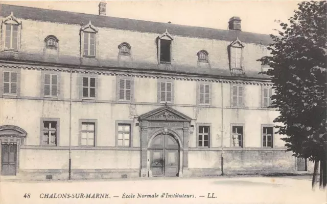 CPA 51 CHALONS sur MARNE Ecole Normale d'Instituteurs