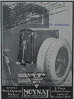 malle BARCLAY pub papier ILLUSTRATION 1927 HUPMOBILE auto amortisseur DUFAUX 