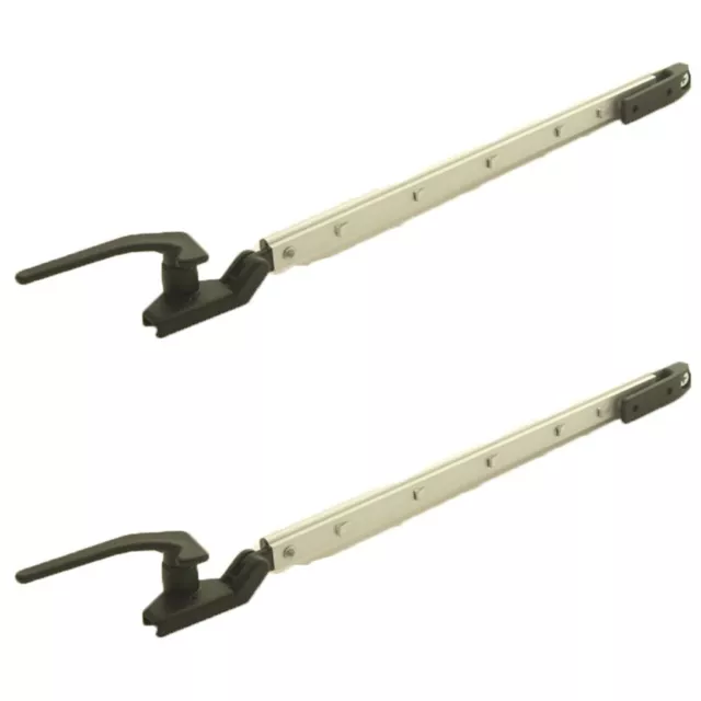 2x Fensteraussteller Klick Klack Schraubfittings 30 cm rechts Fensterfeststeller