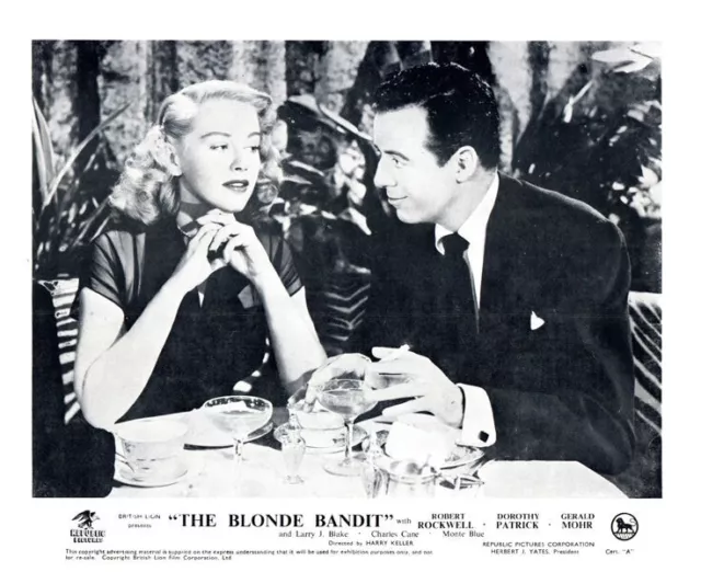 The Blonde Bandit Original Lobby Card Gerald Mohr Dorothy Patrick 1949
