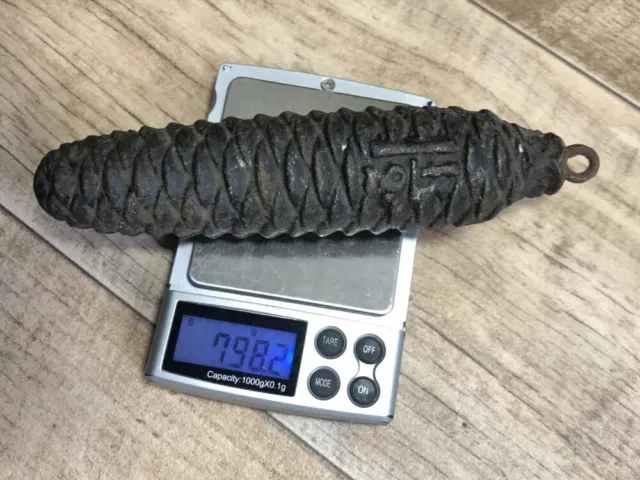 Clock Weight for Kuckkucksuhr 789,2 Grams Old Cones 1 1/2