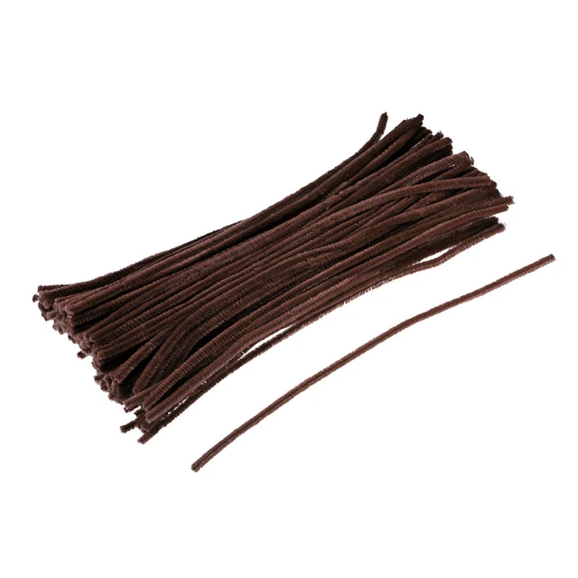 Pipe Detergenti Ciniglia Gambi 30cm/12 polliciper,Marrone pz 200