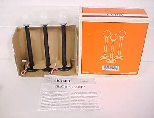 Lionel 6-12926 Set of 3 Round Globe Street lamps