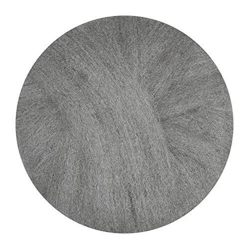 GMT Steel Wool #1 Medium 20" Radial Floor Pads Case of 12 Pads For Cleaning a...
